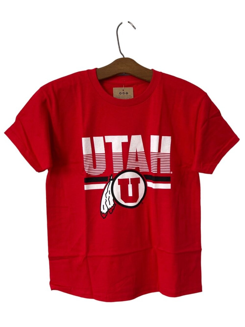 Blue 84 Graphic Tee Medium Youth Utah Utes Short Sleeve Crewneck Collegiate NEW